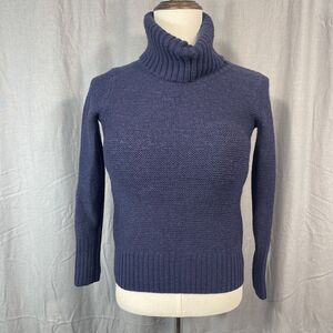 Banana Republic Blue Turtleneck Sweater